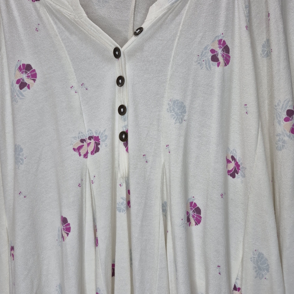We The Free White and Pink Floral Top - Picture 5 of 7